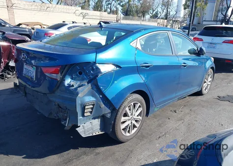 2014 Hyundai Elantra Se из США, поврежденный, VIN KMHDH4AE7EU065631